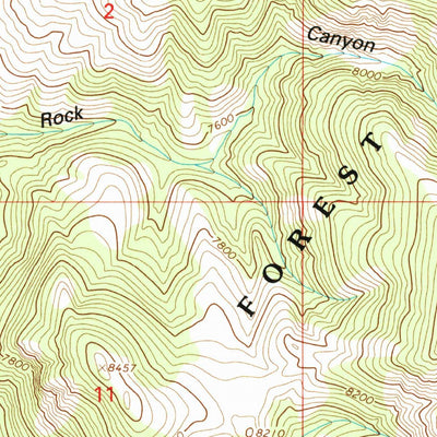 United States Geological Survey Deer Canyon, MT (1997, 24000-Scale) digital map