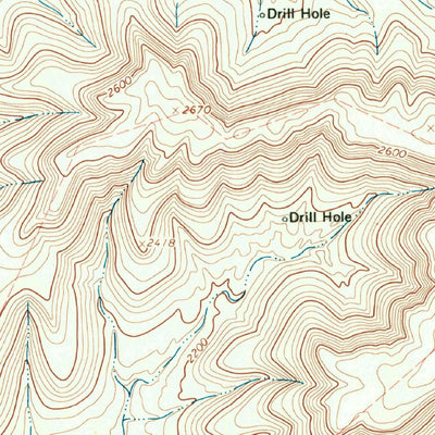 United States Geological Survey Deer Canyon, TX (1967, 24000-Scale) digital map