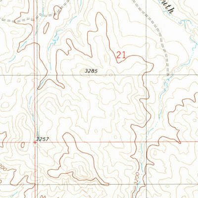 United States Geological Survey Deer Creek Buttes, MT (1979, 24000-Scale) digital map