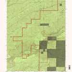United States Geological Survey Deer Creek Flat, CA (1995, 24000-Scale) digital map