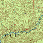 United States Geological Survey Deer Creek Flat, CA (1995, 24000-Scale) digital map