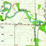 United States Geological Survey Deer Creek, IN (1962, 24000-Scale) digital map