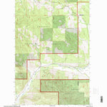 United States Geological Survey Deer Creek, MT (1997, 24000-Scale) digital map