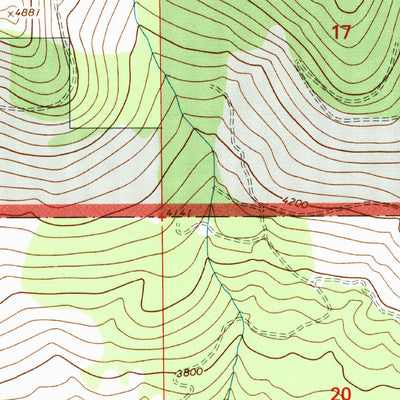 United States Geological Survey Deer Creek, MT (1997, 24000-Scale) digital map