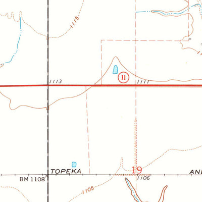 United States Geological Survey Deer Creek, OK (1968, 24000-Scale) digital map