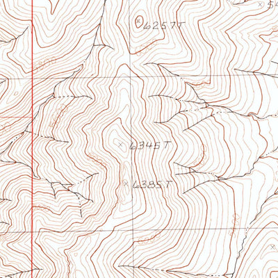 United States Geological Survey Deer Creek Peak, NV (1990, 24000-Scale) digital map