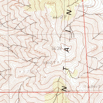 United States Geological Survey Deer Creek Peak, NV (1990, 24000-Scale) digital map