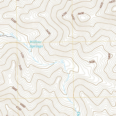 United States Geological Survey Deer Creek Peak, NV (2021, 24000-Scale) digital map