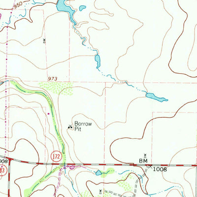 United States Geological Survey Deer Creek, TX (1963, 24000-Scale) digital map