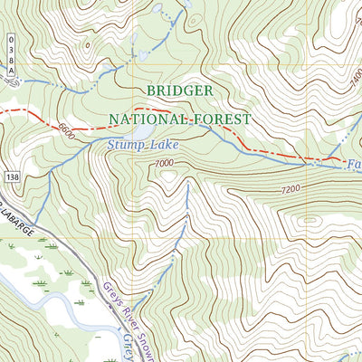 United States Geological Survey Deer Creek, WY (2023, 24000-Scale) digital map