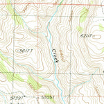 United States Geological Survey Deer Heaven Mountain, ID (1986, 24000-Scale) digital map