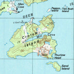 United States Geological Survey Deer Isle, ME (1983, 24000-Scale) digital map