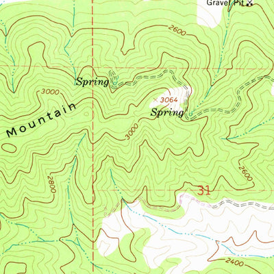 United States Geological Survey Deer Lake, WA (1965, 24000-Scale) digital map