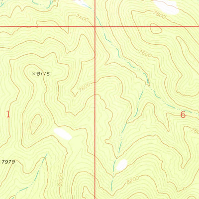 United States Geological Survey Deer Lodge Canyon, NV-UT (1972, 24000-Scale) digital map
