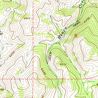 United States Geological Survey Deer Mountain, ID (1963, 24000-Scale) digital map