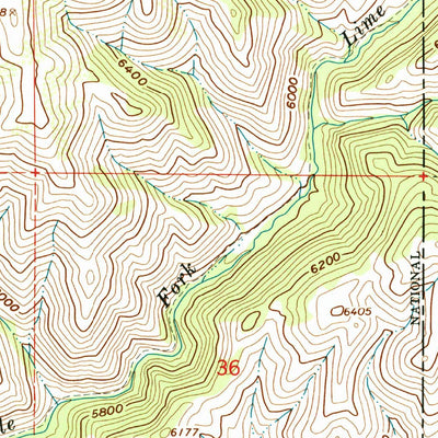 United States Geological Survey Deer Mountain, ID (1963, 24000-Scale) digital map