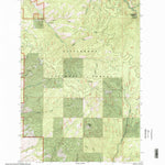 United States Geological Survey Deer Mountain, MT (1998, 24000-Scale) digital map