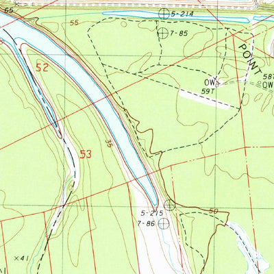 United States Geological Survey Deer Park, LA-MS (1983, 24000-Scale) digital map