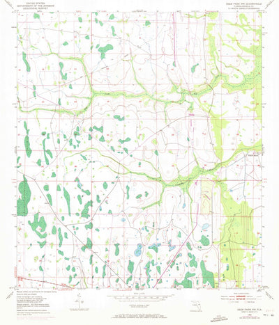 United States Geological Survey Deer Park NW, FL (1953, 24000-Scale) digital map