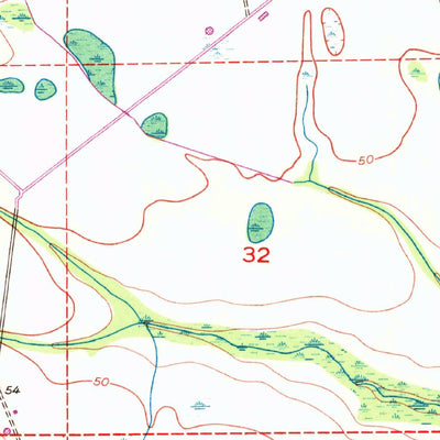 United States Geological Survey Deer Park NW, FL (1953, 24000-Scale) digital map