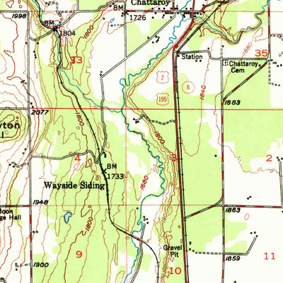 United States Geological Survey Deer Park, WA (1949, 62500-Scale) digital map
