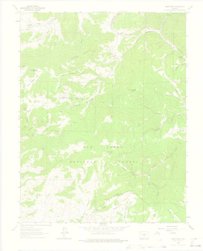 United States Geological Survey Deer Peak, CO (1963, 24000-Scale) digital map