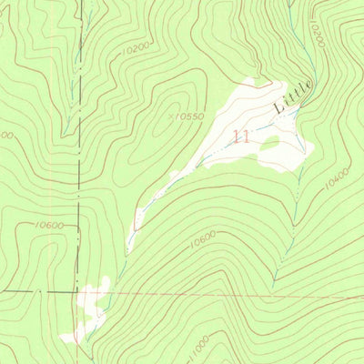 United States Geological Survey Deer Peak, CO (1963, 24000-Scale) digital map