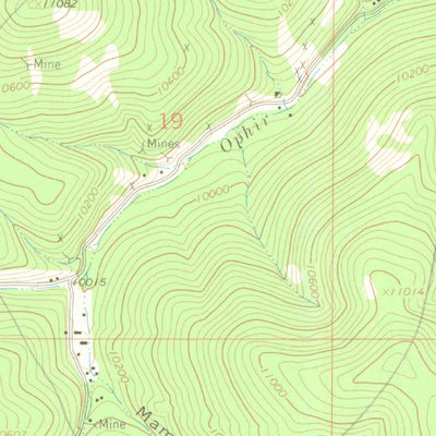 United States Geological Survey Deer Peak, CO (1963, 24000-Scale) digital map