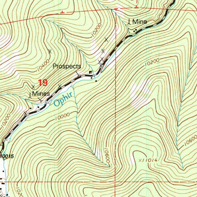 United States Geological Survey Deer Peak, CO (1994, 24000-Scale) digital map