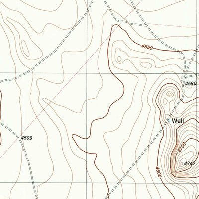 United States Geological Survey Deer Peak, TX (1983, 24000-Scale) digital map