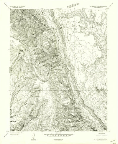 United States Geological Survey Deer Point, UT (1953, 24000-Scale) digital map