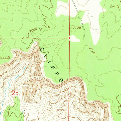 United States Geological Survey Deer Spring Point, UT (1966, 24000-Scale) digital map