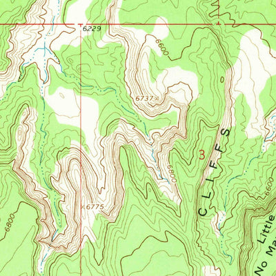 United States Geological Survey Deer Spring Point, UT (1966, 24000-Scale) digital map