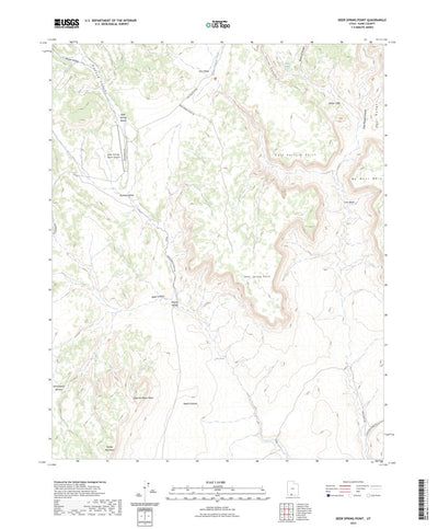 United States Geological Survey Deer Spring Point, UT (2023, 24000-Scale) digital map