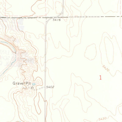 United States Geological Survey Deer Trail, CO (1968, 24000-Scale) digital map