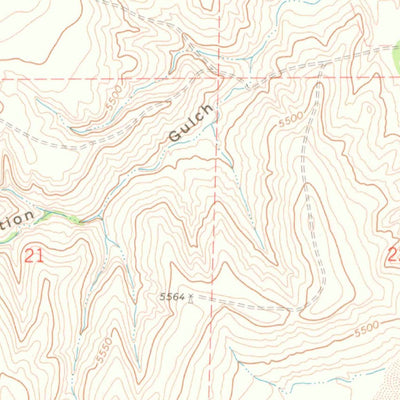 United States Geological Survey Deer Trail, CO (1968, 24000-Scale) digital map