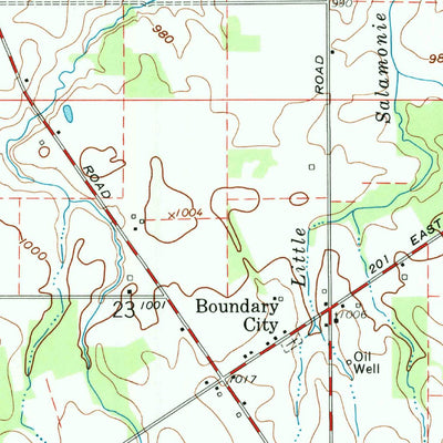 United States Geological Survey Deerfield, IN (1992, 24000-Scale) digital map