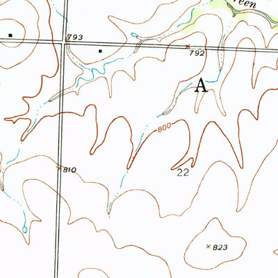 United States Geological Survey Deerfield, MO-KS (1939, 24000-Scale) digital map