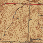 United States Geological Survey Deerfield, MO-KS (1942, 24000-Scale) digital map