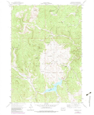 United States Geological Survey Deerfield, SD (1956, 24000-Scale) digital map