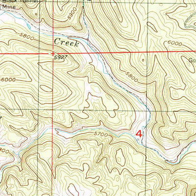 United States Geological Survey Deerfield, SD (1998, 24000-Scale) digital map