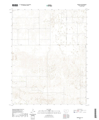 United States Geological Survey Deerfield SW, KS (2022, 24000-Scale) digital map
