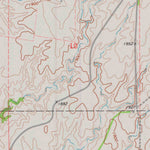 United States Geological Survey Deerhead, KS (1973, 24000-Scale) digital map