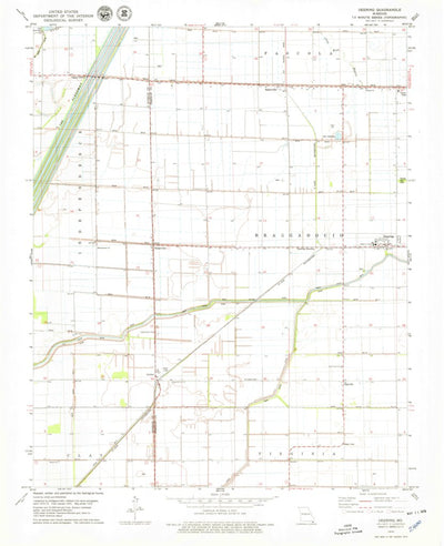 United States Geological Survey Deering, MO (1978, 24000-Scale) digital map