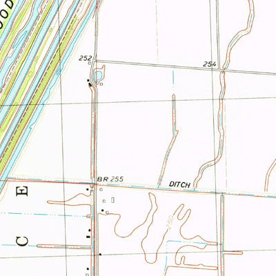 United States Geological Survey Deering, MO (1978, 24000-Scale) digital map