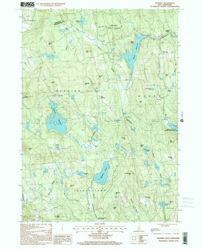 United States Geological Survey Deering, NH (1998, 24000-Scale) digital map
