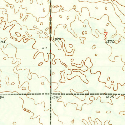 United States Geological Survey Deering NW, ND (1949, 24000-Scale) digital map