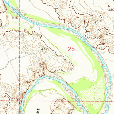 United States Geological Survey Deering Place, NM (1967, 24000-Scale) digital map