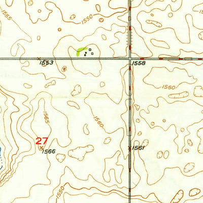 United States Geological Survey Deering SE, ND (1949, 24000-Scale) digital map