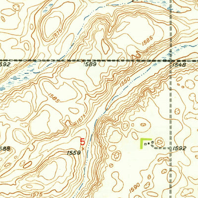 United States Geological Survey Deering SE, ND (1949, 24000-Scale) digital map